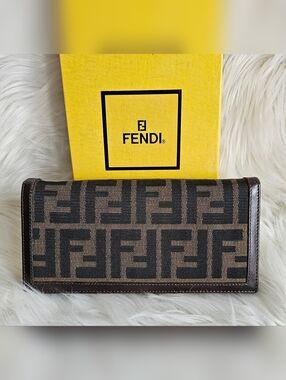 🤎 Fendi Zucca Long Wallet 🤎